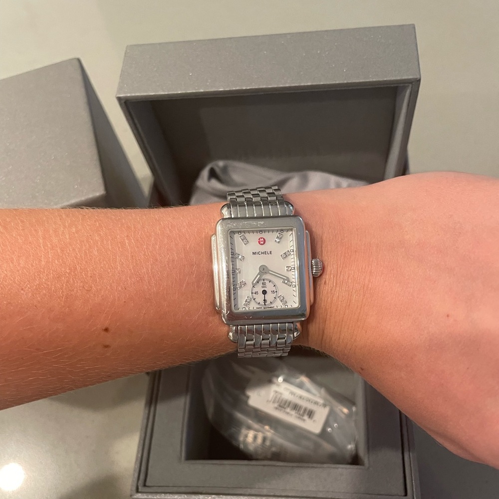 Michele deco mid watch